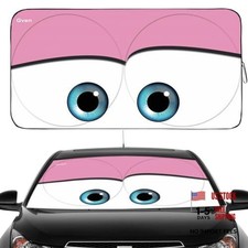 Windshield Sun Shade Universal Fit for Car Window Small Universal Fit Pink