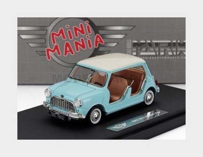 MATRIX SCALE MODELS MXMM430142 Mini Auto 1/43 1962 Strand Weiß Hellblau