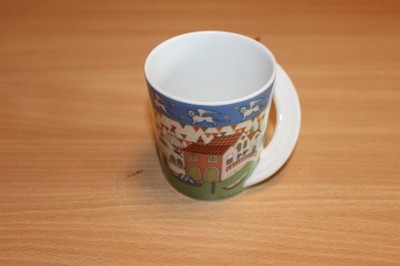 Rosenthal Cupola-City-Cup Nr. 3 ''Venezia'':  H. 8,9 cm, Durchm.7,8 cm, Neu