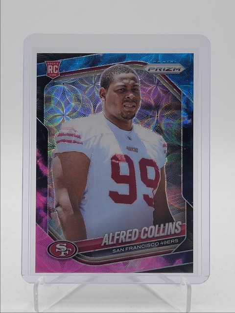 Alfred Collins 2025 Panini Prizm Choice Nebula 49ers Auto 1/1 Q5849
