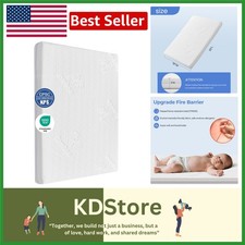 33x19 Inch Dual-Sided Gel Memory Foam Bassinet Mattress Hypoallergenic Washable
