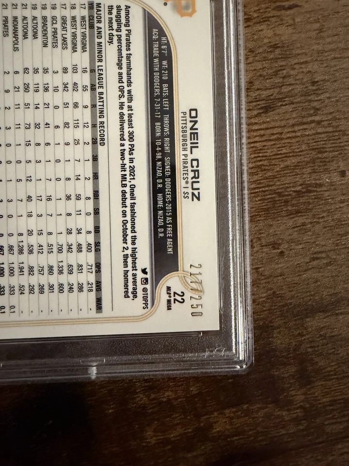 Pittsburgh Pirates Card Lot - Skenes, Cruz, Keller, Jones Graded/Rookies/Autos/# - Image 4 of 4