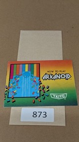 Arkanoid - Nintendo NES- Manual Only **NO GAME