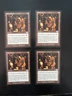 X 4 - MTG - Claws of Gix - Urza's Saga - check picts for condition