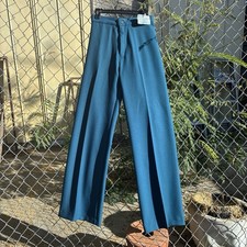 Vintage 70s Levi  s Womenswear Dacron Polyester Dress Pants Size 11 Blue NWT