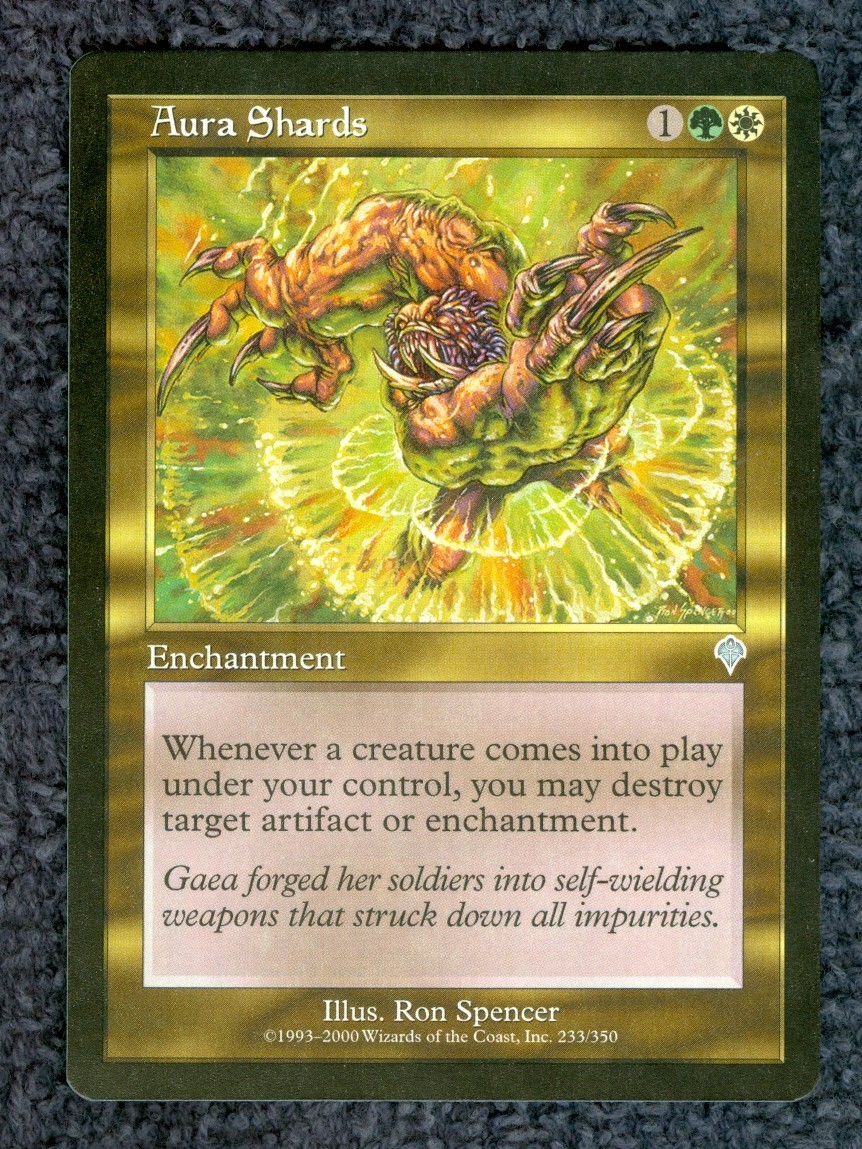 AURA SHARDS uncommon INVASION Magic the Gathering Unplayed Near MInt