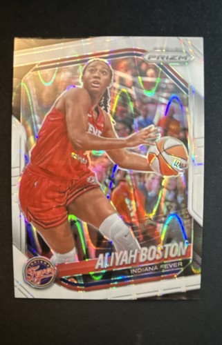 2025 Prizm WNBA Aliyah Boston #75 White Seismic Prizm