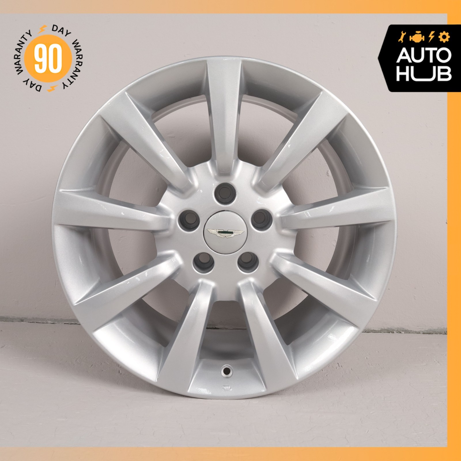 00-04 Aston Martin DB7 Vantage 9.5 x 19 19" Rear Wheel Rim 36124042AB OEM