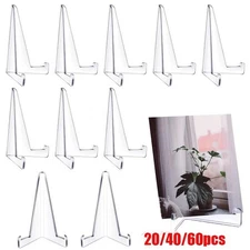 20X Clear Acrylic Trading Card Stand for Coins Sports Cards Display Holder US*