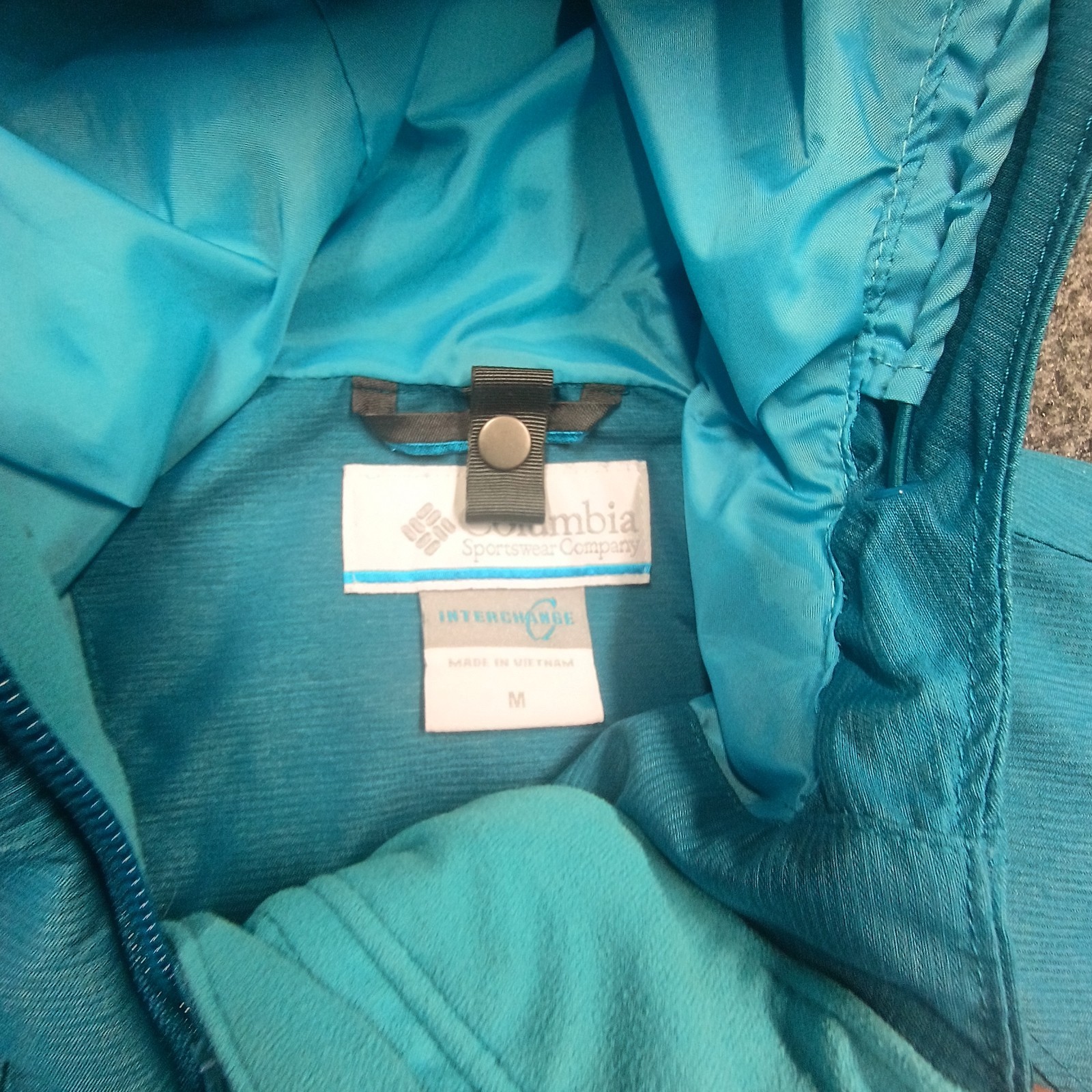 Blue Medium Columbia Interchange Jacket Outer She… - image 4