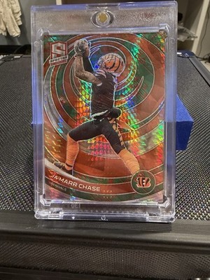 2023 Panini Spectra -Ja'Marr Chase #17 Celestial Prizm /8 1st Print Number Match