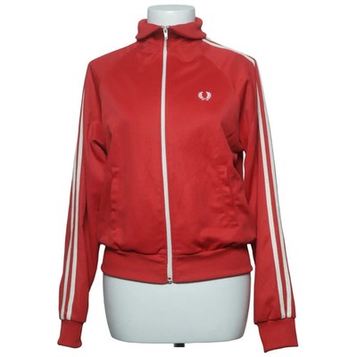 Fred Perry, Trainingsjacke, Damen, Größe: 38, Rot, Baumwolle/Polyester #TXo