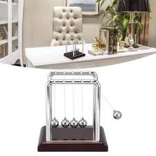 Newton's Balance Ball Metal Balance Swinging Physics Science Pendulum Balls Toy