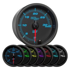 Glowshift 3-38 85mm 3000 Rpm Diesel Tachometer In-dash Gauge Black 7 Color