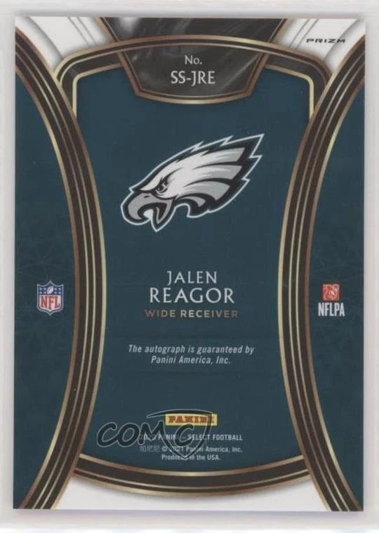 2020 Panini Select Select Signatures Jalen Reagor #SS-JRE Rookie Auto RC - Image 2 of 2