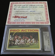 Top 10 Len Dawson Football Cards 19
