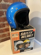 Vintage 1970 Grant Motorcycle Helmet Model 32...