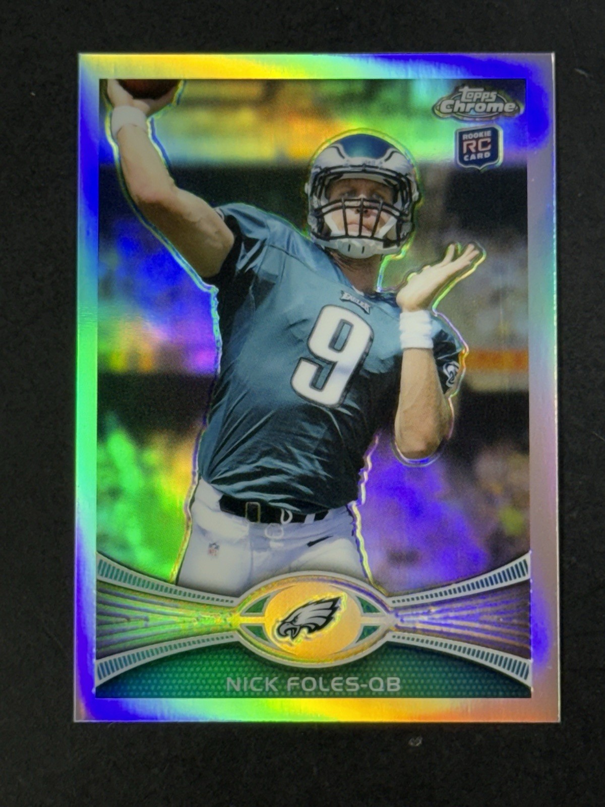 Nick Foles 2012 Topps Chrome RC Refractor 153 Philadelphia Eagles Rookie Colts B