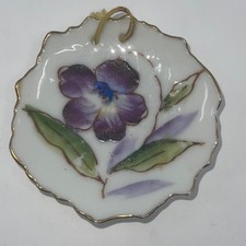 Vintage Japan Hand Painted Porcelain Scallope...