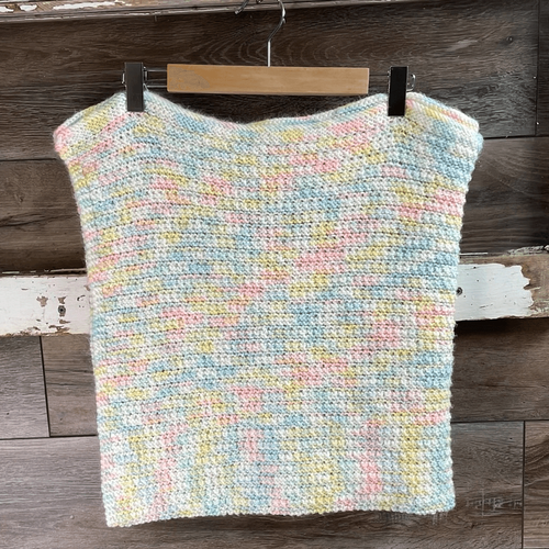 Crochet Handmade Baby Blanket Lap Blanket Pastel Colors Size Approx 48” x 48” - Picture 4 of 5