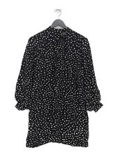 Mint Velvet A-Line Midi Dress UK10 in Black