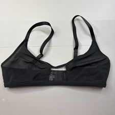 Negative Wireless Sieve Cutout Bra Size 2 Unlined Wireless Adjustable Black