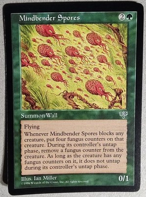 Mindbender Spores - Mirage (MIR) - Rare - NM - Magic the Gathering - MTG