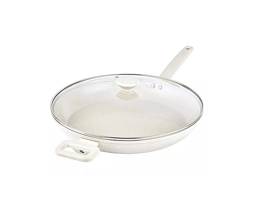 Granitestone - Desert Collection 14'' Nonstick Fry Pan with Lid - Thumbnail 4