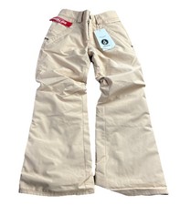 Volcom Girls Snow Pants Frochickidee XS 5/6 Beige Ski Snowboard