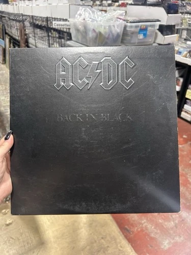 AC/DC "Back In Black" LP Original 1980 Atlantic Masterdisk RL Vinyl NM SD 16018
