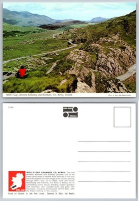 Moll's Gap Ring of Kerry Ireland Vintage Postcard John Hinde Scenic View