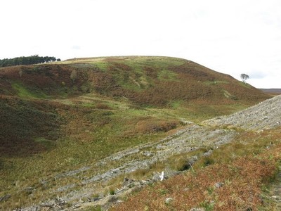 Foto 6x4 Beldon Cleugh Hunstanworth zeigt die klare Fällung von Beldon En c2017