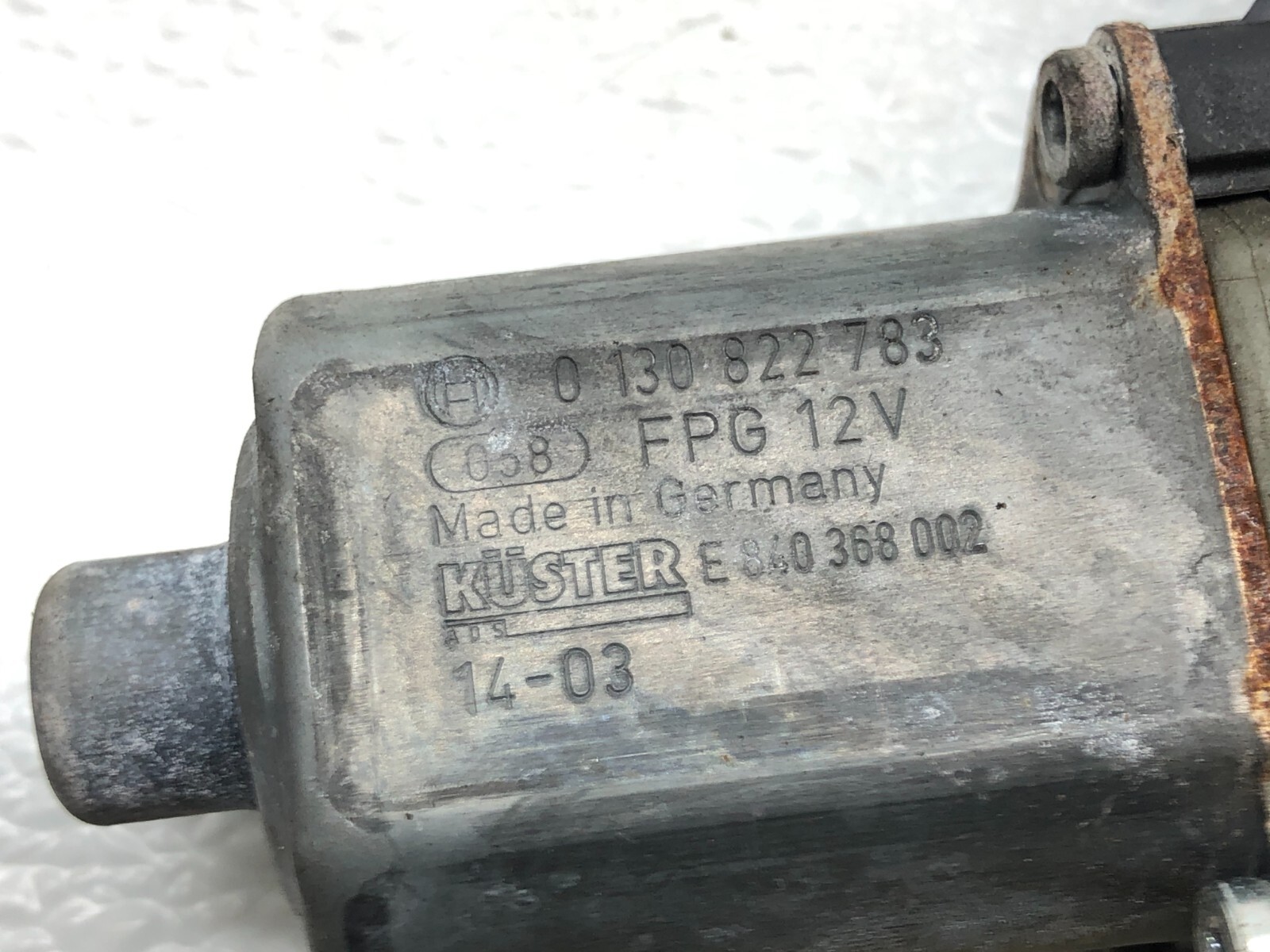 2014-2020 MASERATI GHIBLI RIGHT PASSENGER REAR DOOR WINDOW MOTOR OEM