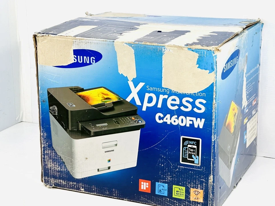 Samsung Xpress C460FW Color All-in-One Laser Printer ■NO TONER, New Never Used■ - Image 2 of 4