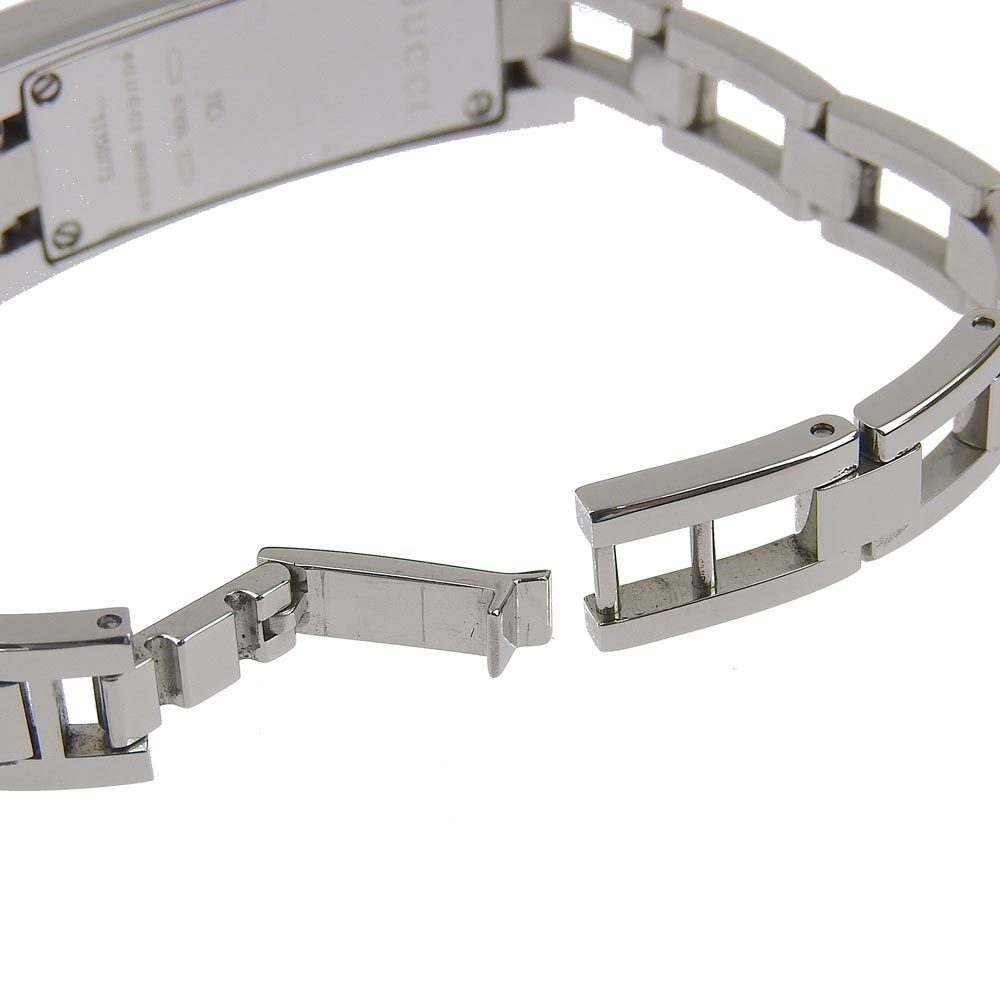 GUCCI 3P Diamond 110 Watch SS Silver Quartz Analog Display GUCCI 3P Diamond 110 Watch SS Silver Quartz Analog Display