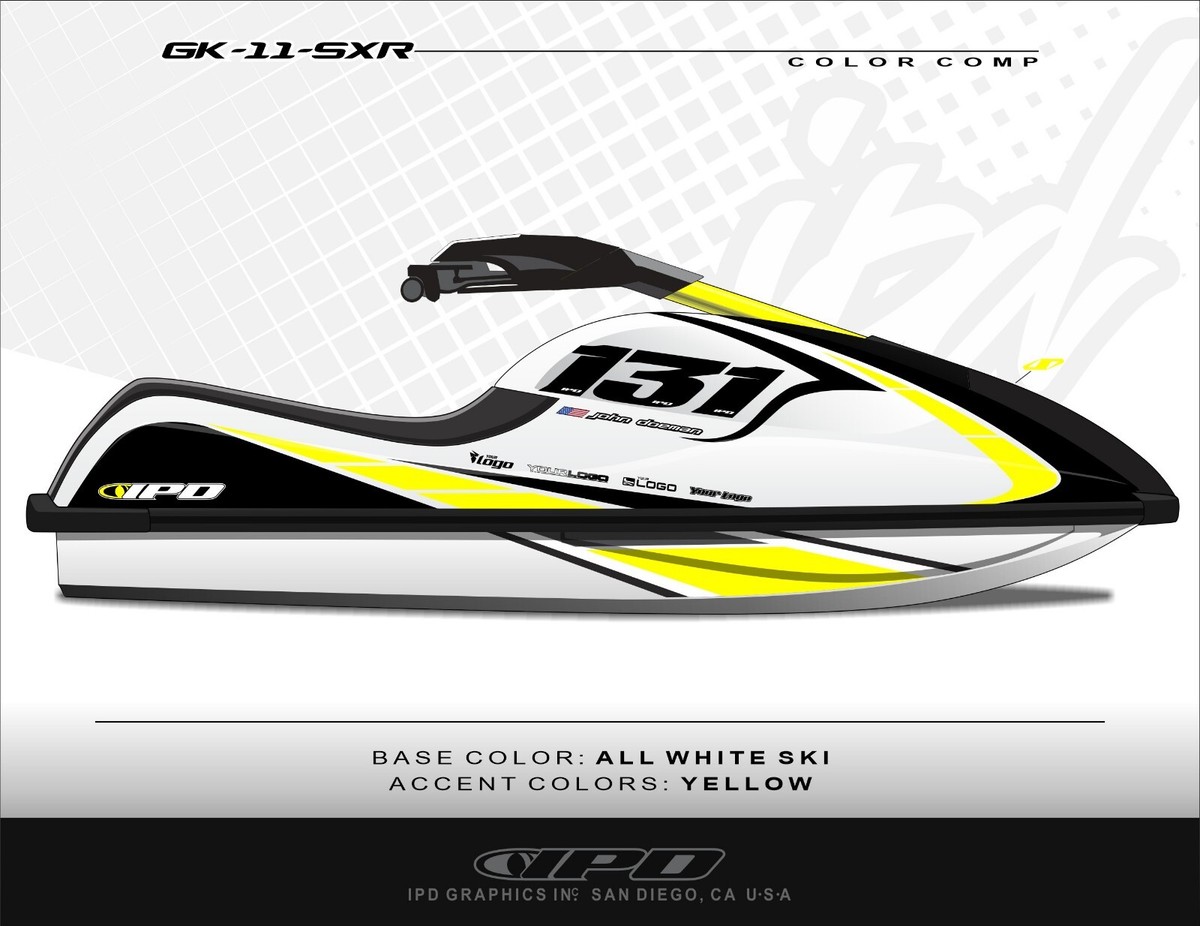 IPD Jet Ski Graphic Kit for Kawasaki 800 SXR (Tech Design) | eBay