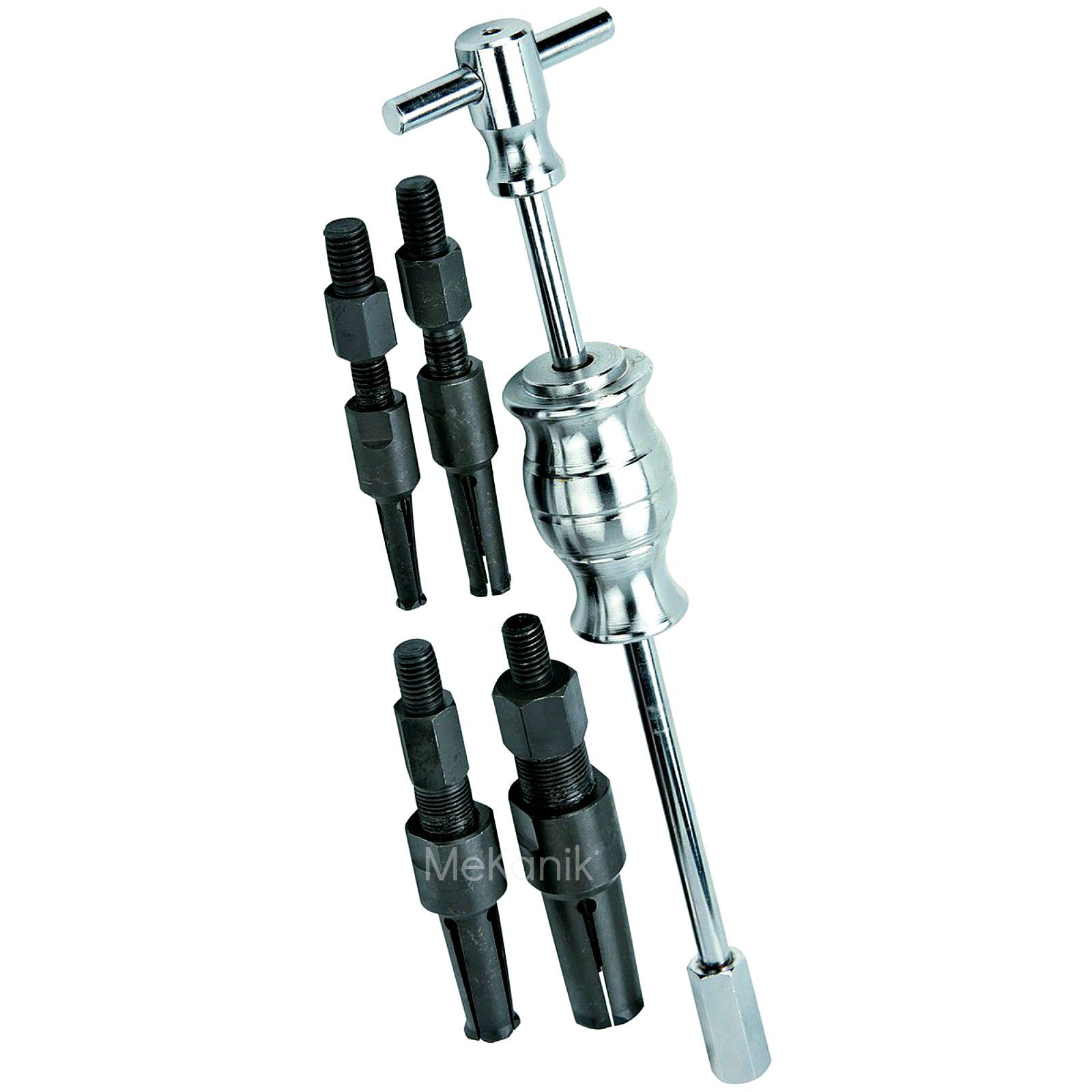 5pc INNER BEARING PULLER SET REMOVER SLIDE HAMMER BLIND HOLE INTERNAL