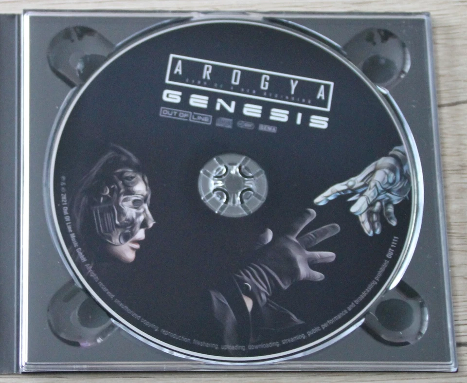 Arogya CD Genesis (2021) Goth Rock, Gothic Metal - Producer – Chris Harms - Bild 3 von 4