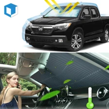 Car SUV Retractable Windshield Sun Shade Visor Front Window Folding Block Cover 