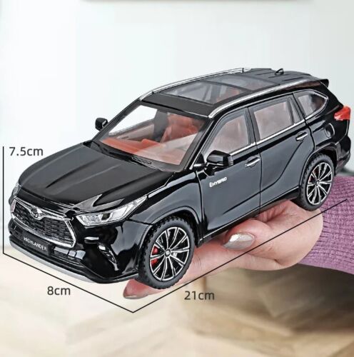 1/24 Toyota Highlander SUV Diecast Vehicle Model Car Toy Collectible Sound&Light - Picture 9 of 42