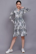 Sugeeta Apparels Floral Full Sleeves Frock