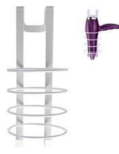 Hanging Hair Dryer Holder Metal Door Storage Hook Bedroom Bathroom Organiser