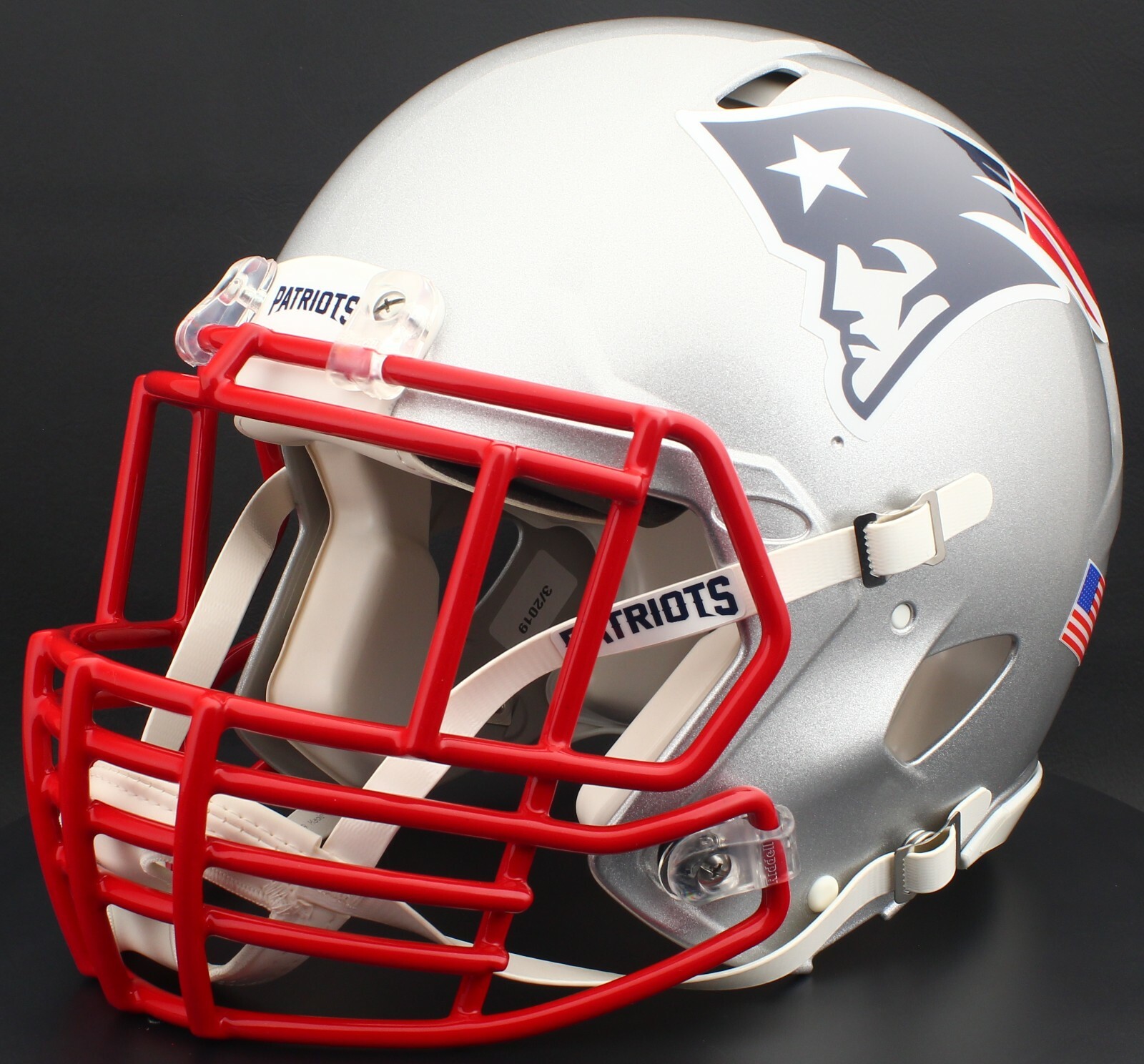 NEW ENGLAND PATRIOTS Riddell SPEED Full Size Replica Football Helmet | eBay