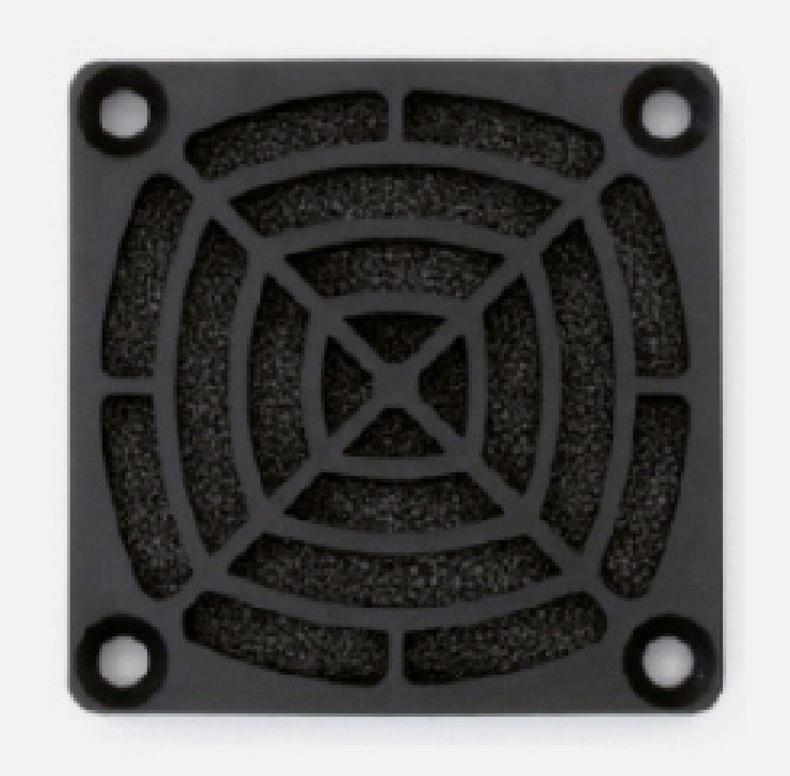 OERRE GRIGLIA CON FILTRO RQ 160 120X120 NERA ECONOMICA 0064300