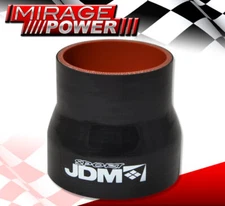 JDM Sport 3.75" - 2.25" Straight Reducer Black Silicone Coupler Hose Piping Pipe