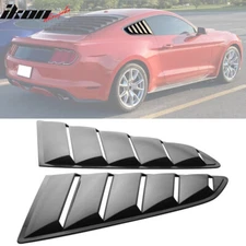 Fits 15-23 Ford Mustang Coupe OE Style Side Quarter Window Louver Scoop Cover PP