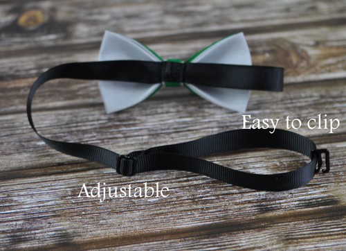 Baby Boy Kids 100% Cotton 2 Layers Bow Tie Wedding Pink NAVY BLUE Yellow Grey - Picture 60 of 88