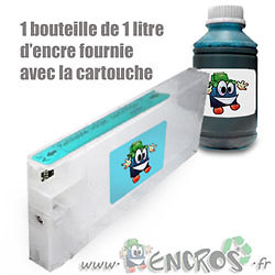 Cartouche Traceur HP DesignJet 9000S Light Cyan avec Puce Auto-Reset