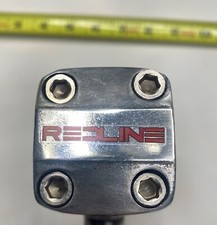 Old School BMX Redline Forklifter Stem -CHROME SURVIVOR w/repop sticker