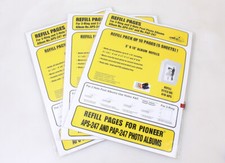 Pioneer APS-247 8x10 Refill Pages 3 Packs, 15 Sheets